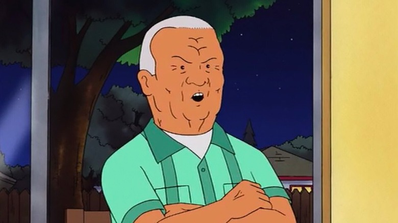 Cotton Hill yelling in King of the Hill