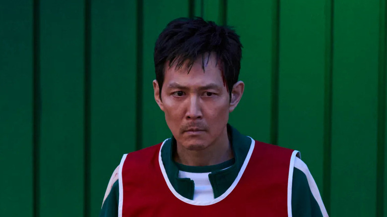 Squid Game, Gi-hun in the final season, unhappy
