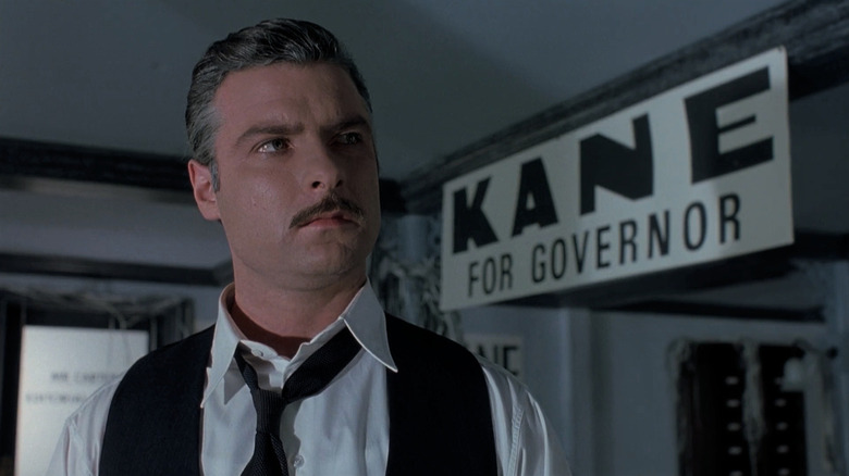 Liev Schreiber as Orson Welles in character during the making of Citizen Kane in RKO 281